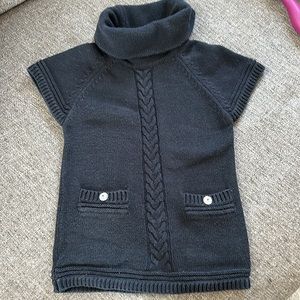Gymboree Girl’s Black Cowl Neck Sweater Dress Size Small 5-6